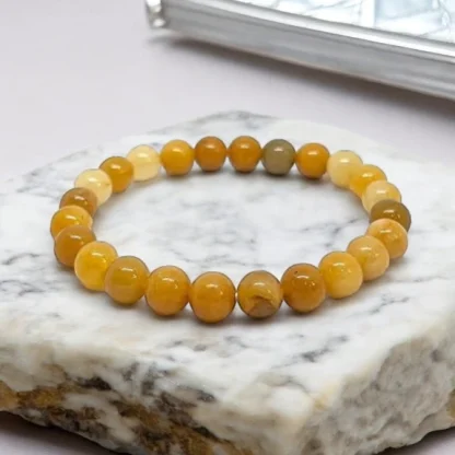 Yellow Aventurine Beads Bracelet Wholesale - Image 2