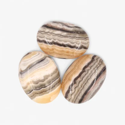 Zebra Calcite Palm Stone - Image 2