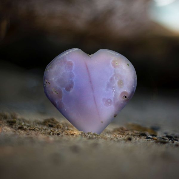 Amethyst cluster hearts online