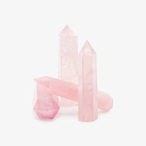 Wholesale Rose Quartz Tower